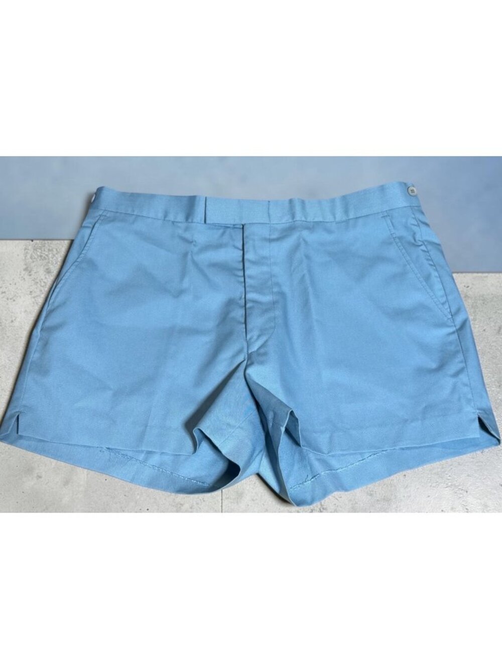 VINTAGE Hyde Park Chino Dress Shorts Blue Men’s Size 36 NEW NWT NOS Preppy
